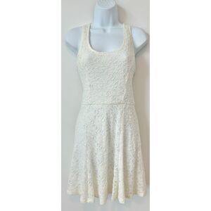 NWT Jessica Simpson Lace Lined Cloud Dancer Dress Womens Size Medium